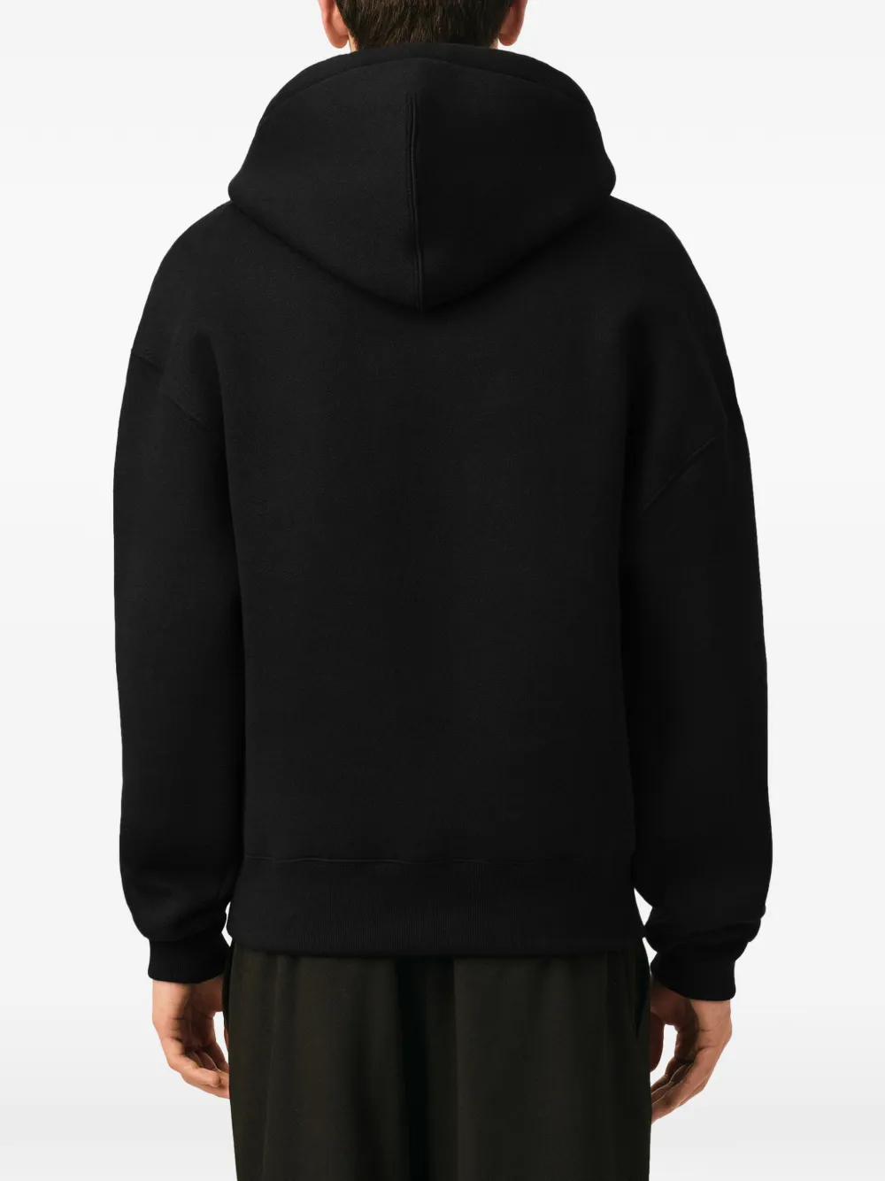 AMI Paris Katoenen hoodie met Ami de Coeur-reliëf Zwart