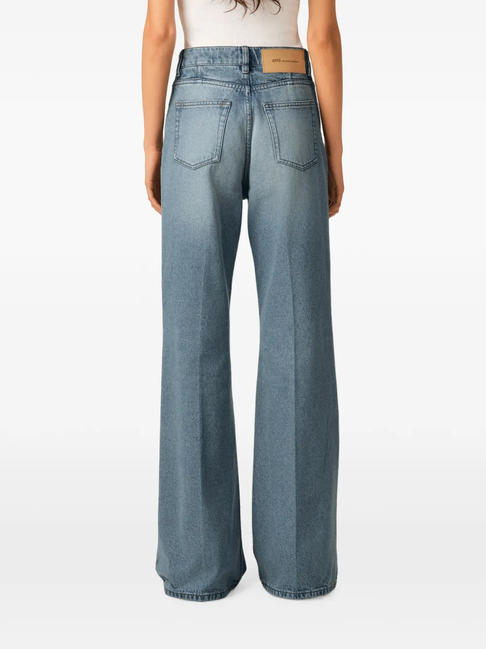 AMI Paris Flared jeans Blauw