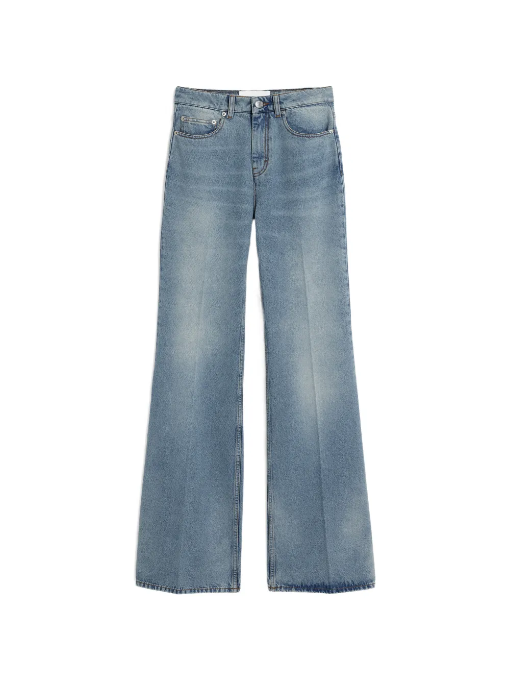 AMI Paris Flare-fit cotton jeans