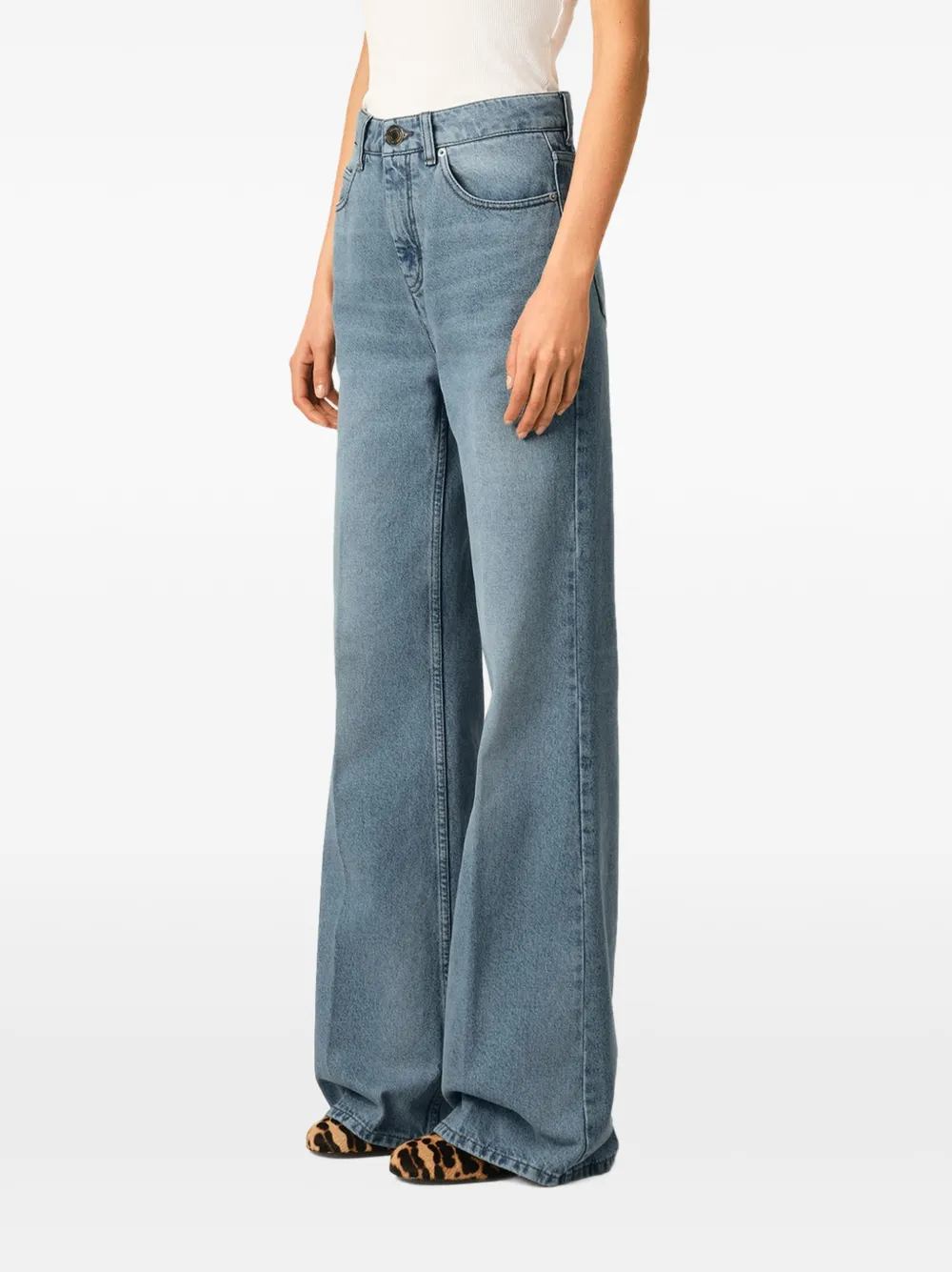 AMI Paris Flared jeans Blauw