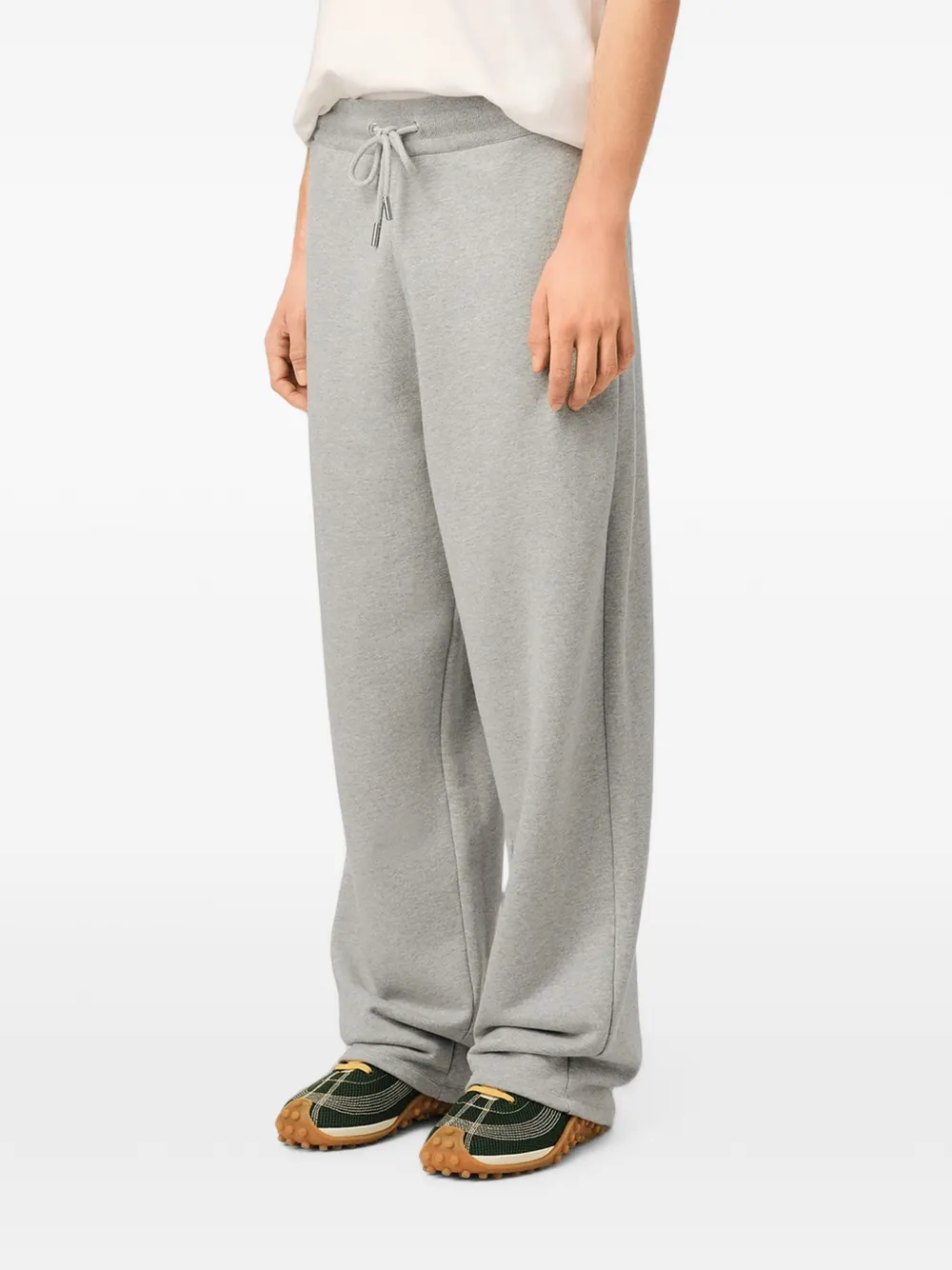AMI Paris Katoenen trainingsbroek met Ami de Coeur Grijs