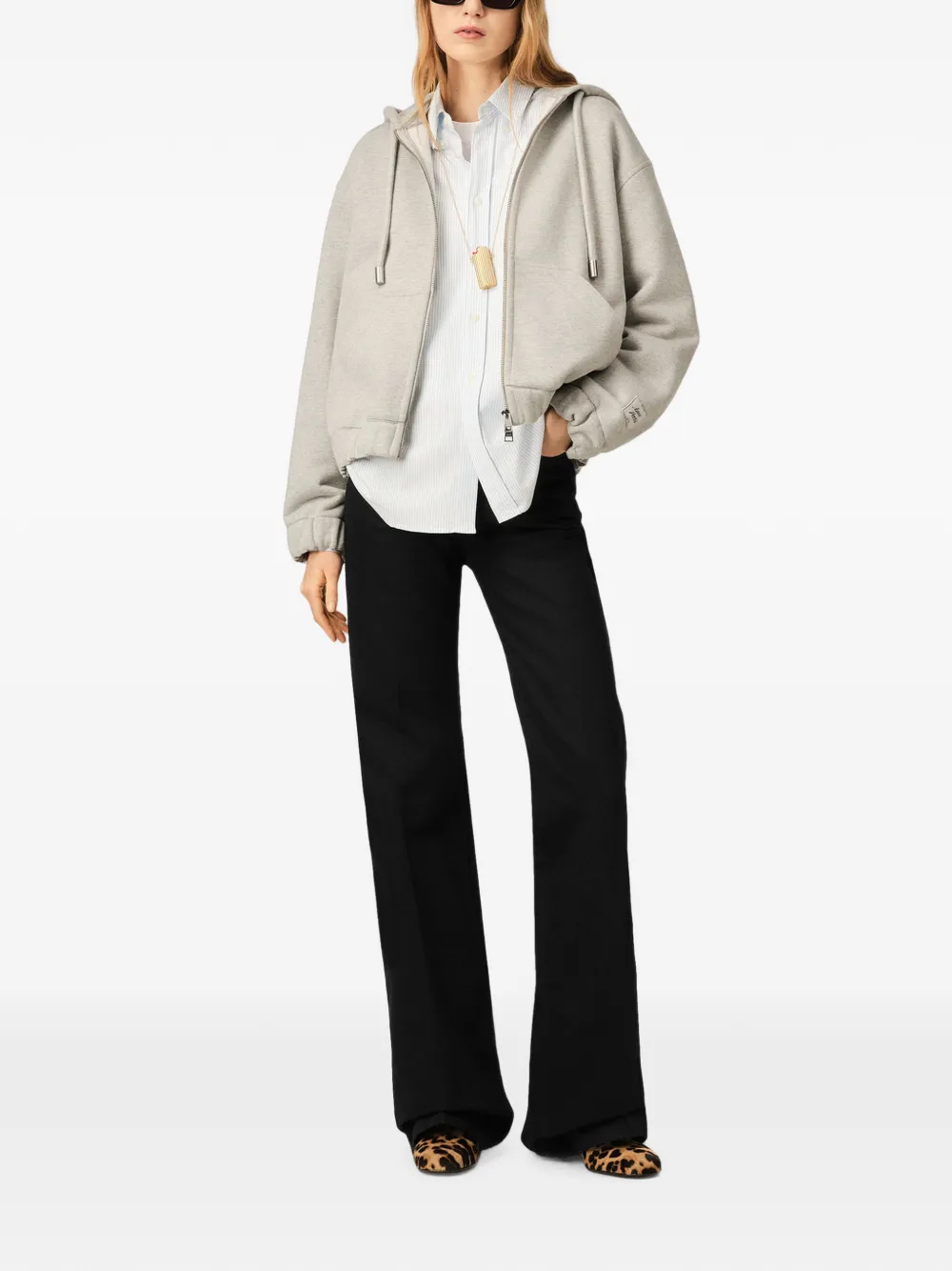 AMI Paris Flared jeans Zwart