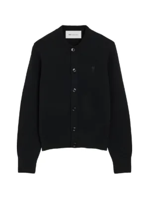 Jacquemus Lavande Embroidered Cardigan | Black | FARFETCH