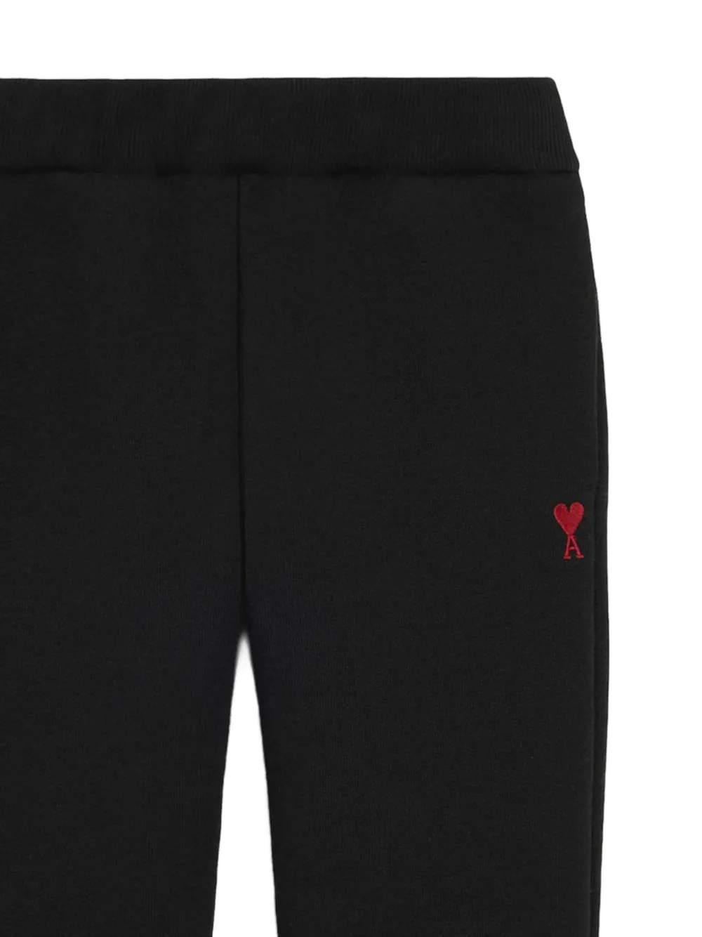 AMI Paris Katoenen trainingsbroek met Ami de Coeur Zwart