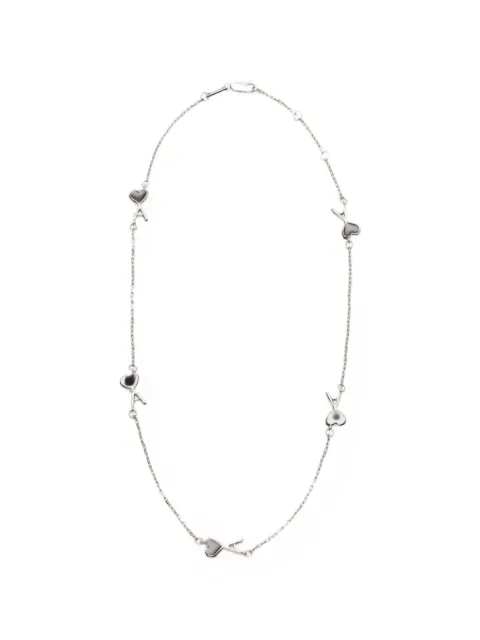 AMI Paris collar de latón con Ami de Coeur martillado