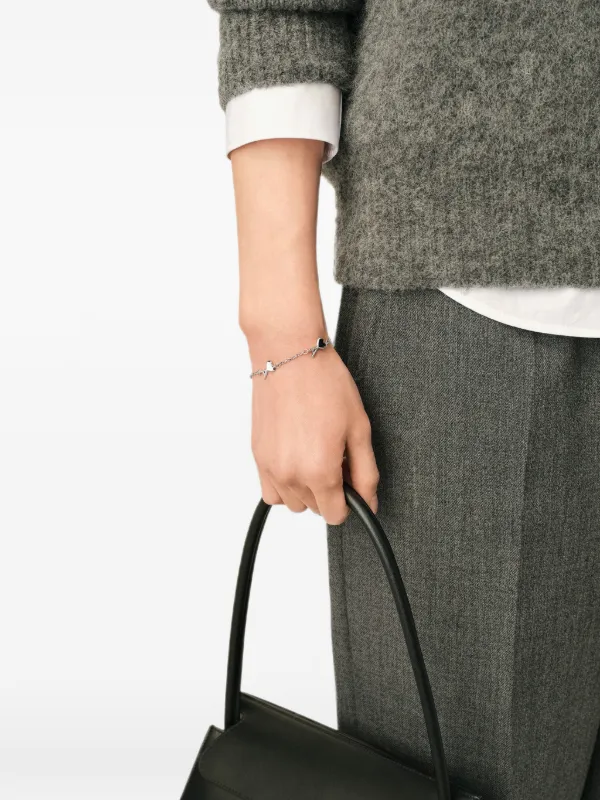 AMI Paris Ami De Coeur ブレスレット | シルバートーン | FARFETCH JP