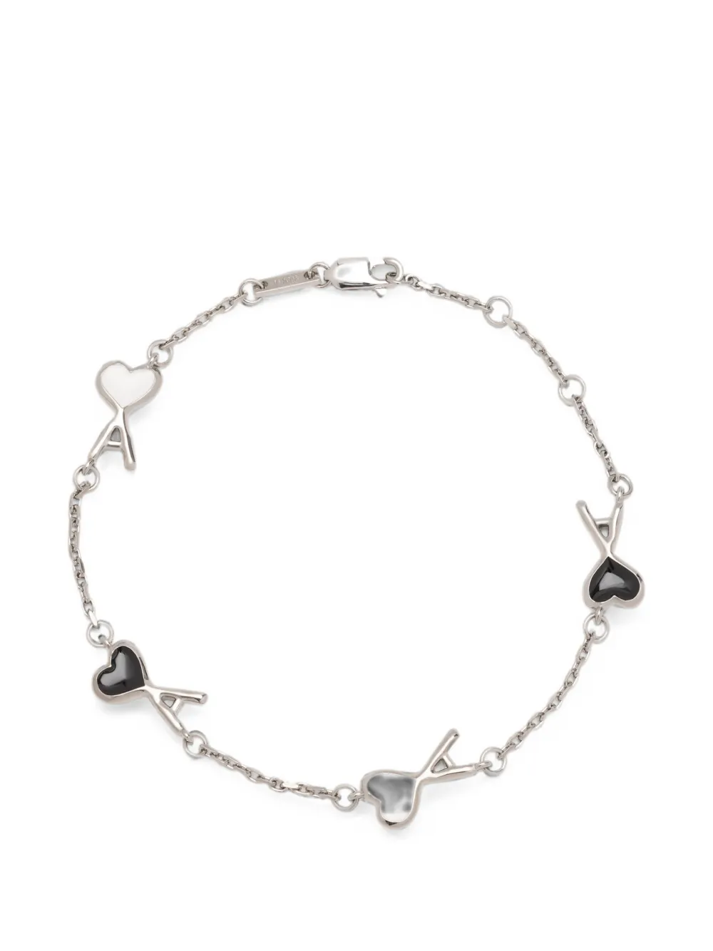 AMI Paris Bracciale Ami de Coeur in ottone - Argento