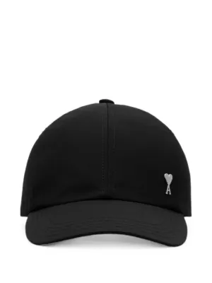AMI Paris Ami De Coeur キャップ | ブラック | FARFETCH JP