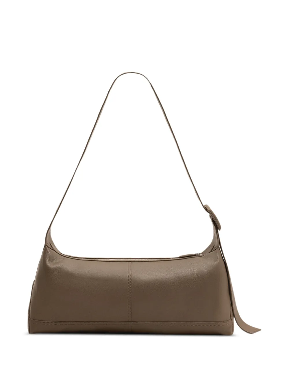 AMI Paris Kleine Etienne Taurillon leren crossbodytas Bruin