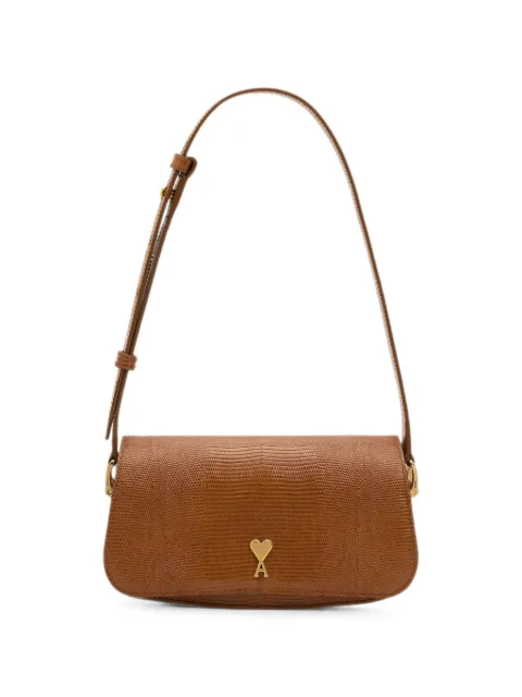 AMI Paris Borsa a spalla Paris Paris in pelle effetto lucertola