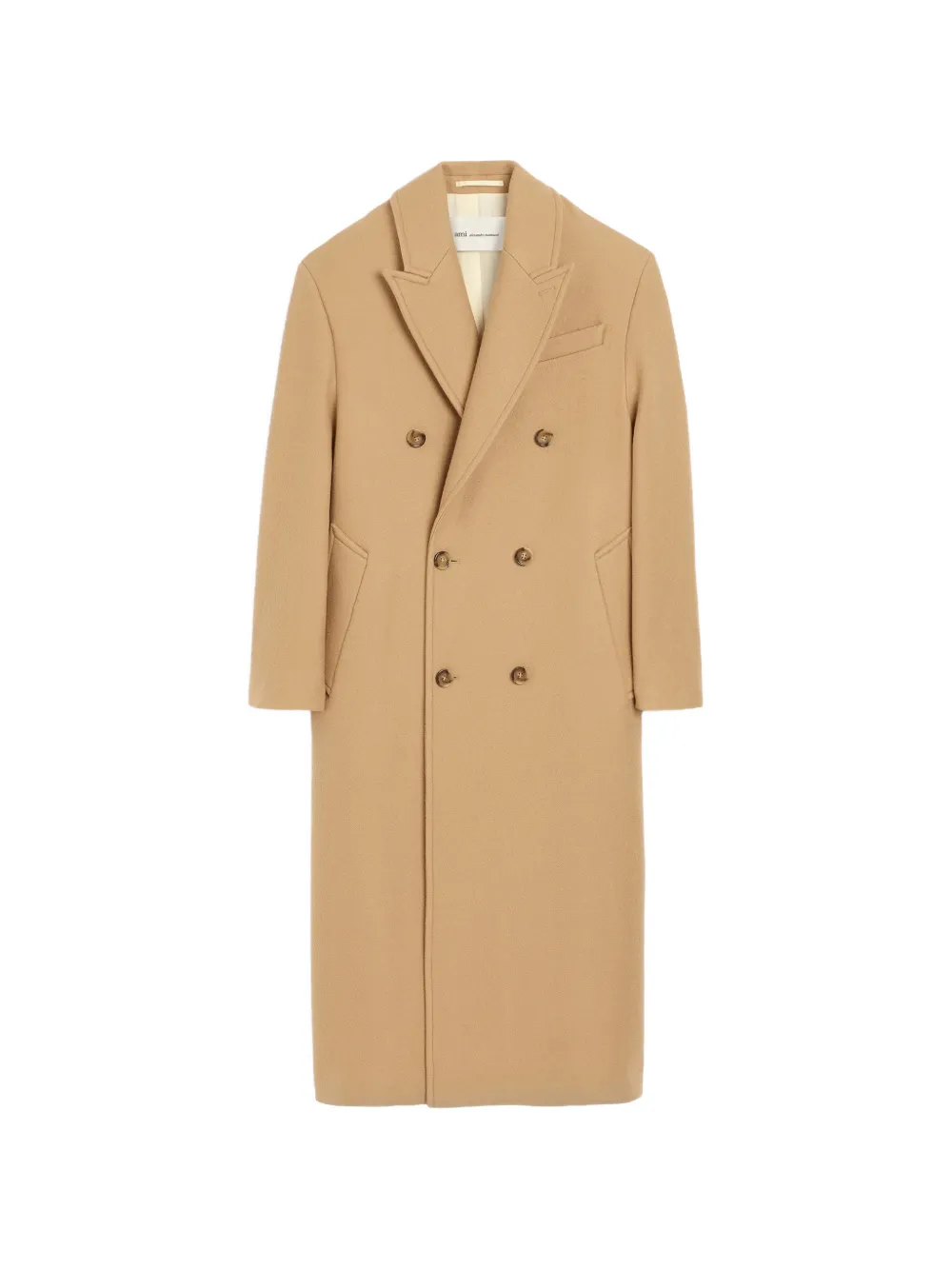 AMI Paris Long double-breasted wool coat