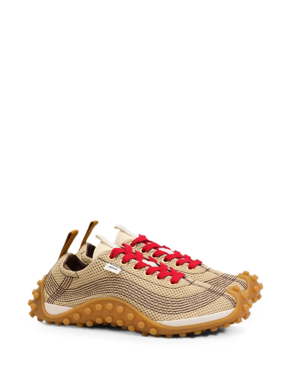AMI Paris Mesh Mirage sneakers Beige