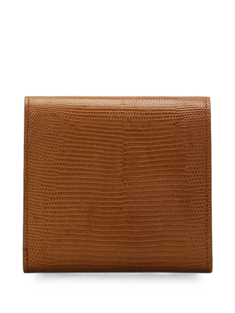 AMI Paris leren compacte portemonnee Bruin