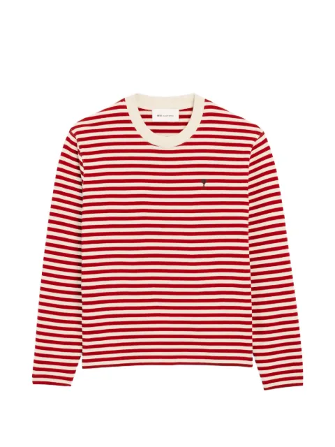 AMI Paris Mariniere cotton T-shirt with Ami de Coeur