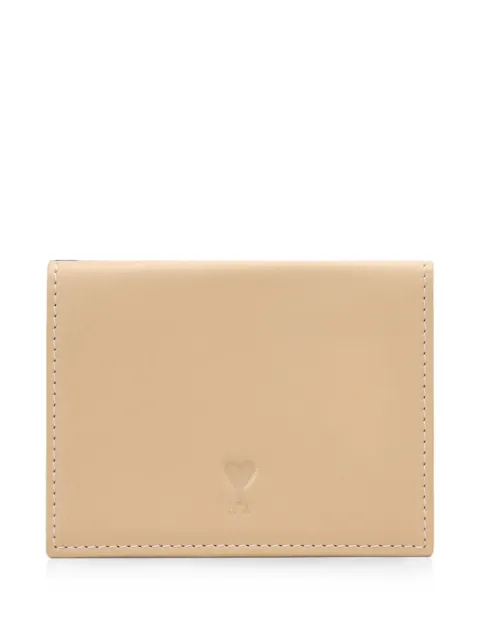 AMI Paris Portafoglio tri-fold Ami de Coeur in pelle