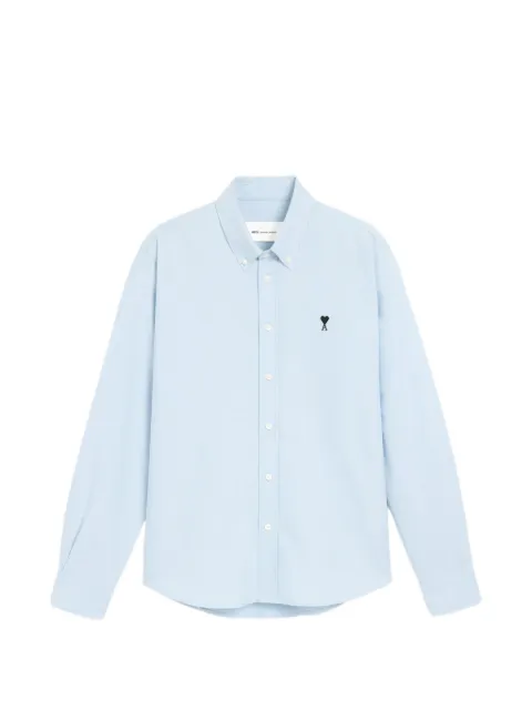 AMI Paris cotton shirt with Ami de Coeur