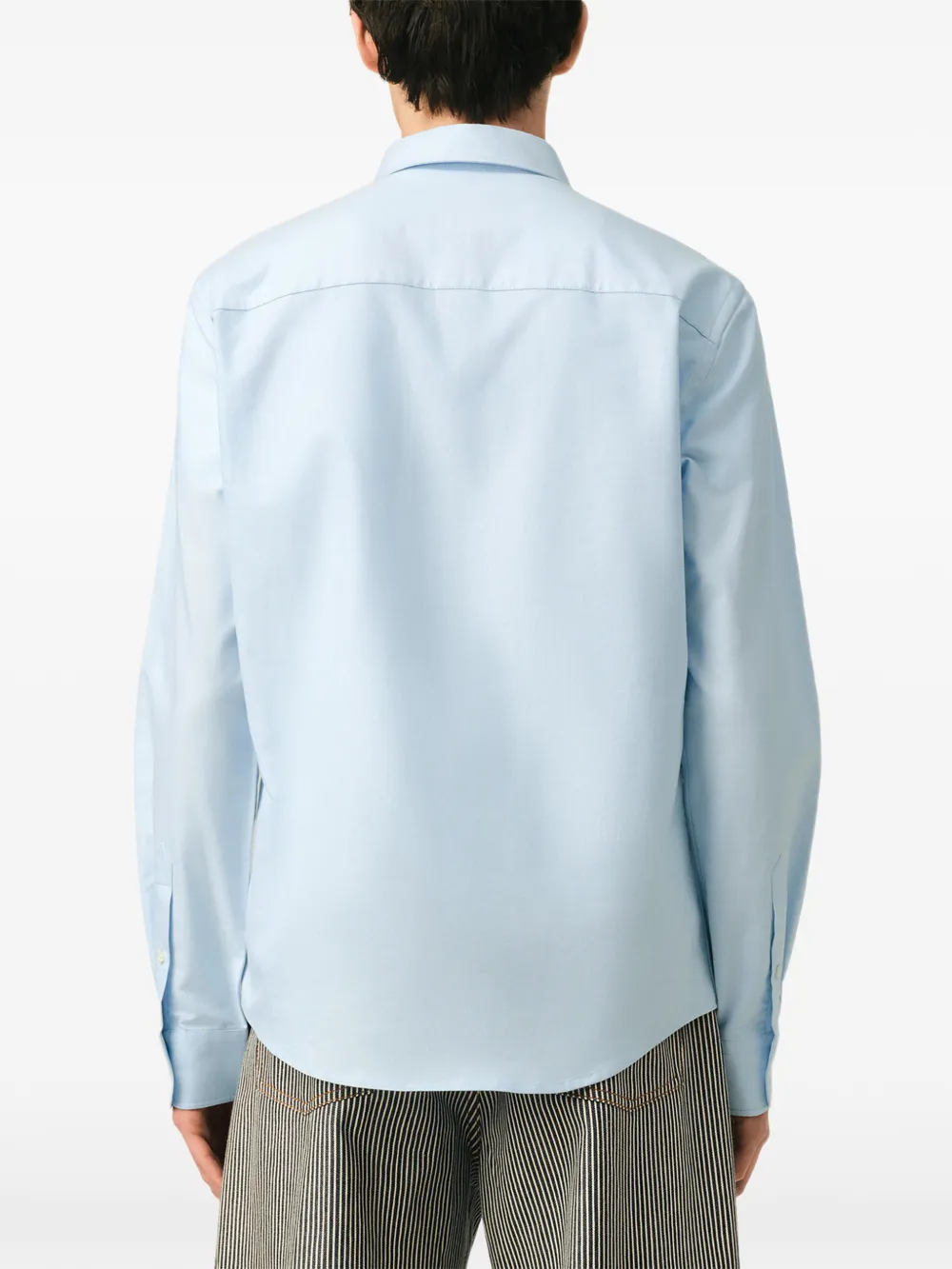 AMI Paris katoenen shirt met Ami de Coeur Blauw