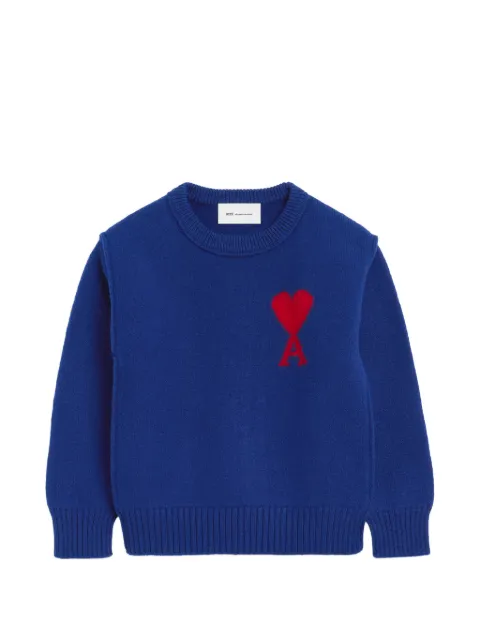 AMI Paris Ami de Coeur クルーネック ウールセーター
