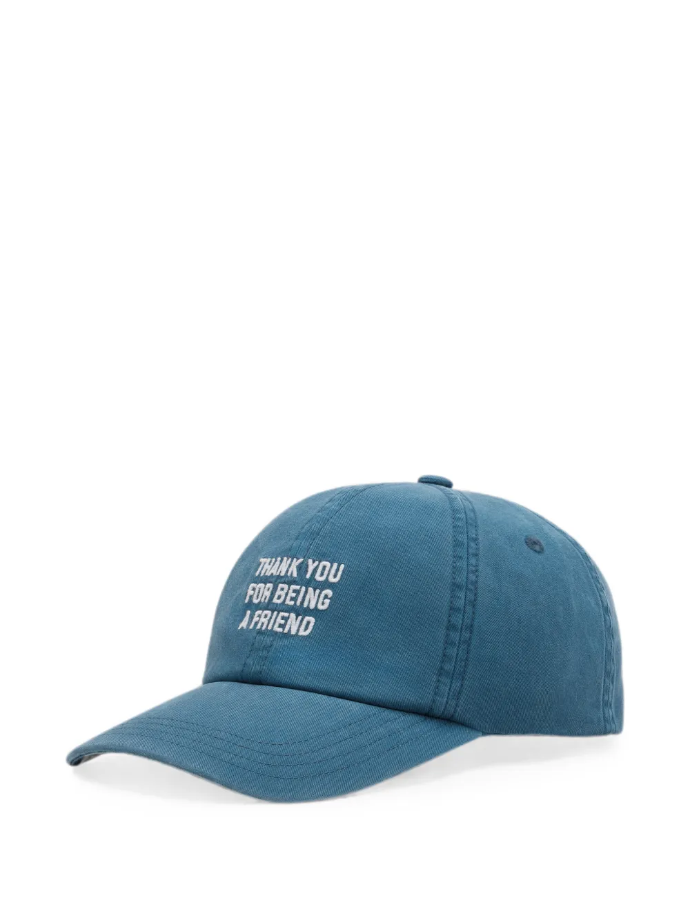 AMI Paris Katoenen 'Thank You For Being A Friend' pet Blauw
