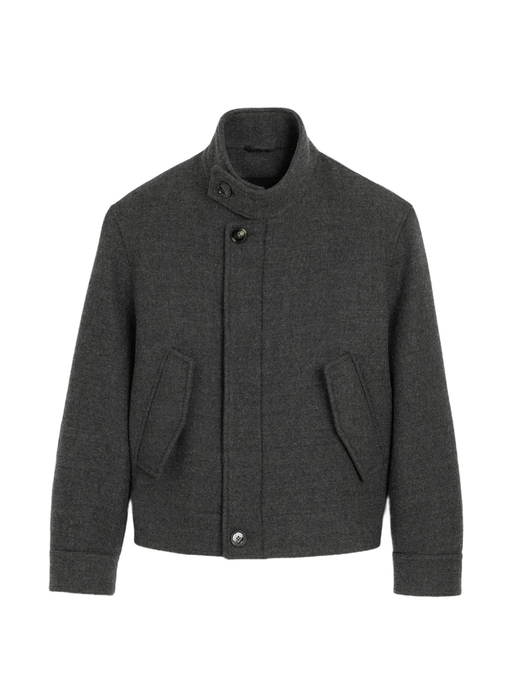 AMI Paris Piumino Harrington in lana - Grigio