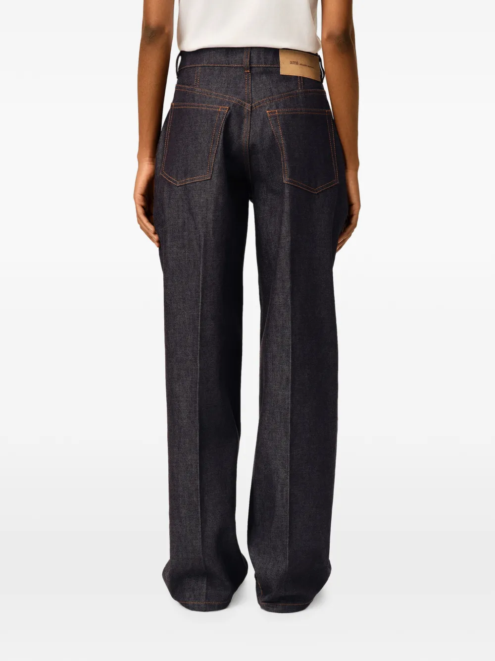 AMI Paris Katoenen ballon-fit jeans Blauw