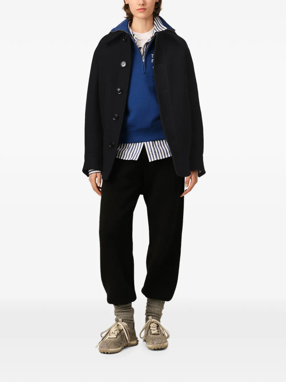 AMI Paris Button-down jack Zwart