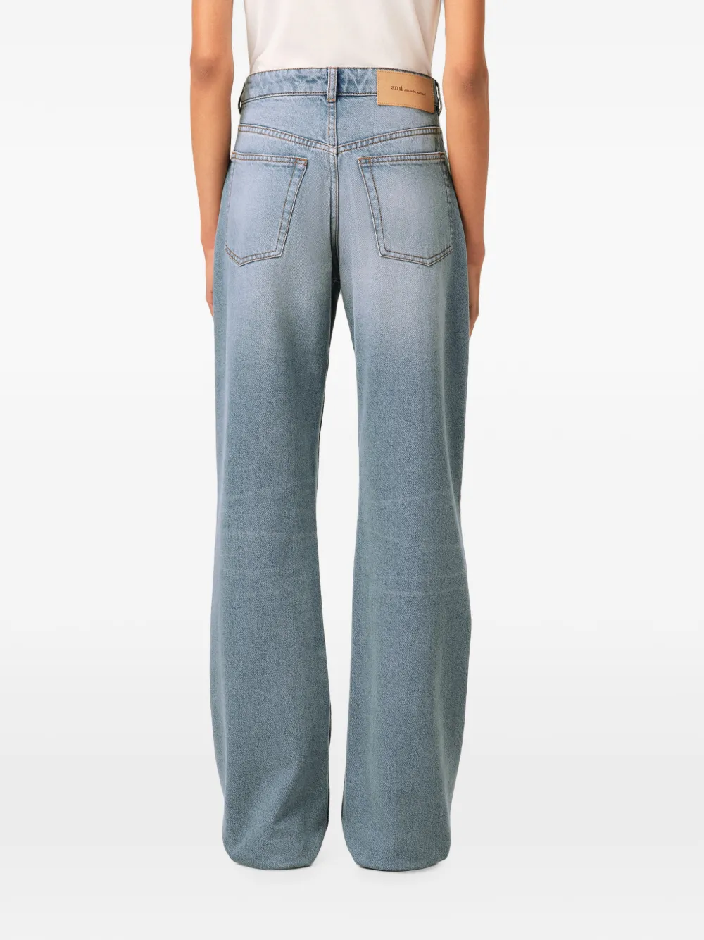 AMI Paris Katoenen jeans Blauw