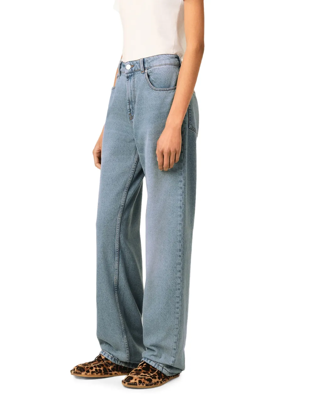 AMI Paris Katoenen jeans Blauw