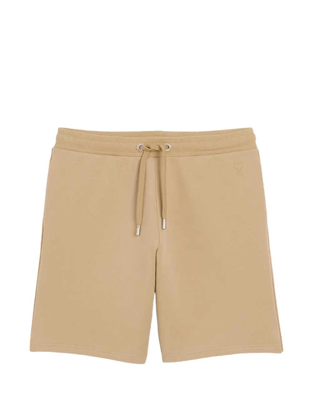 AMI Paris cotton shorts with embossed Ami de Coeur - Toni neutri