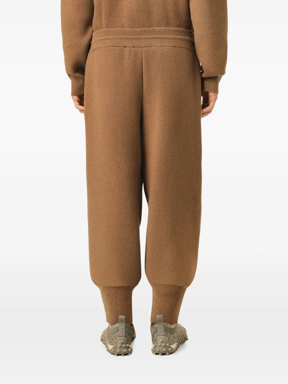 AMI Paris Wollen trainingsbroek Bruin