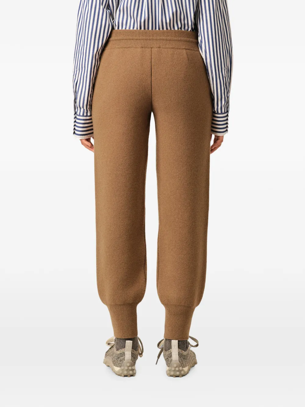 AMI Paris Wollen trainingsbroek Bruin