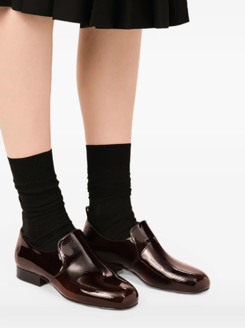 AMI Paris Leren schoenen Bruin