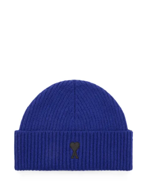AMI Paris wool beanie with Ami de Coeur