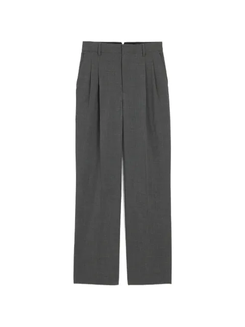 AMI Paris High-waisted wide-leg wool trousers