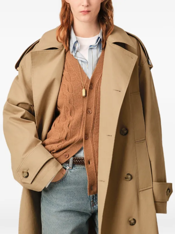 AMI Paris トレンチコート | ニュートラル | FARFETCH JP