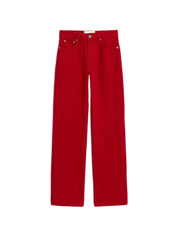 AMI Paris ラージフィットジーンズ | レッド | FARFETCH JP