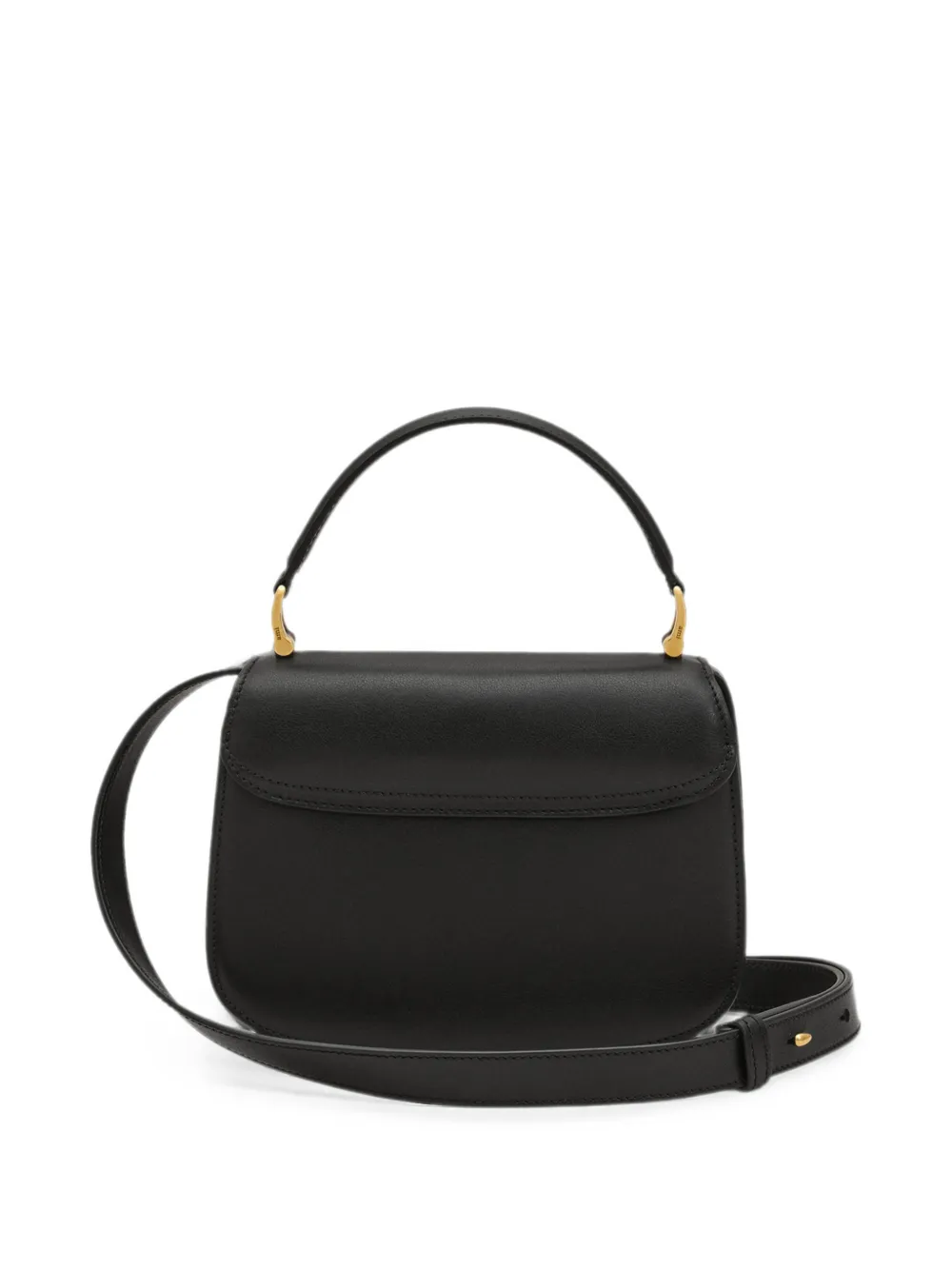 AMI Paris Leren Paris tas Zwart