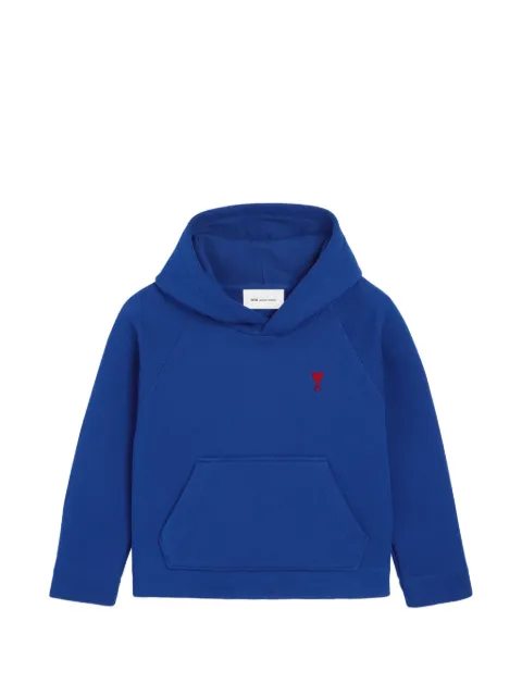 AMI Paris cotton hoodie with Ami de Coeur