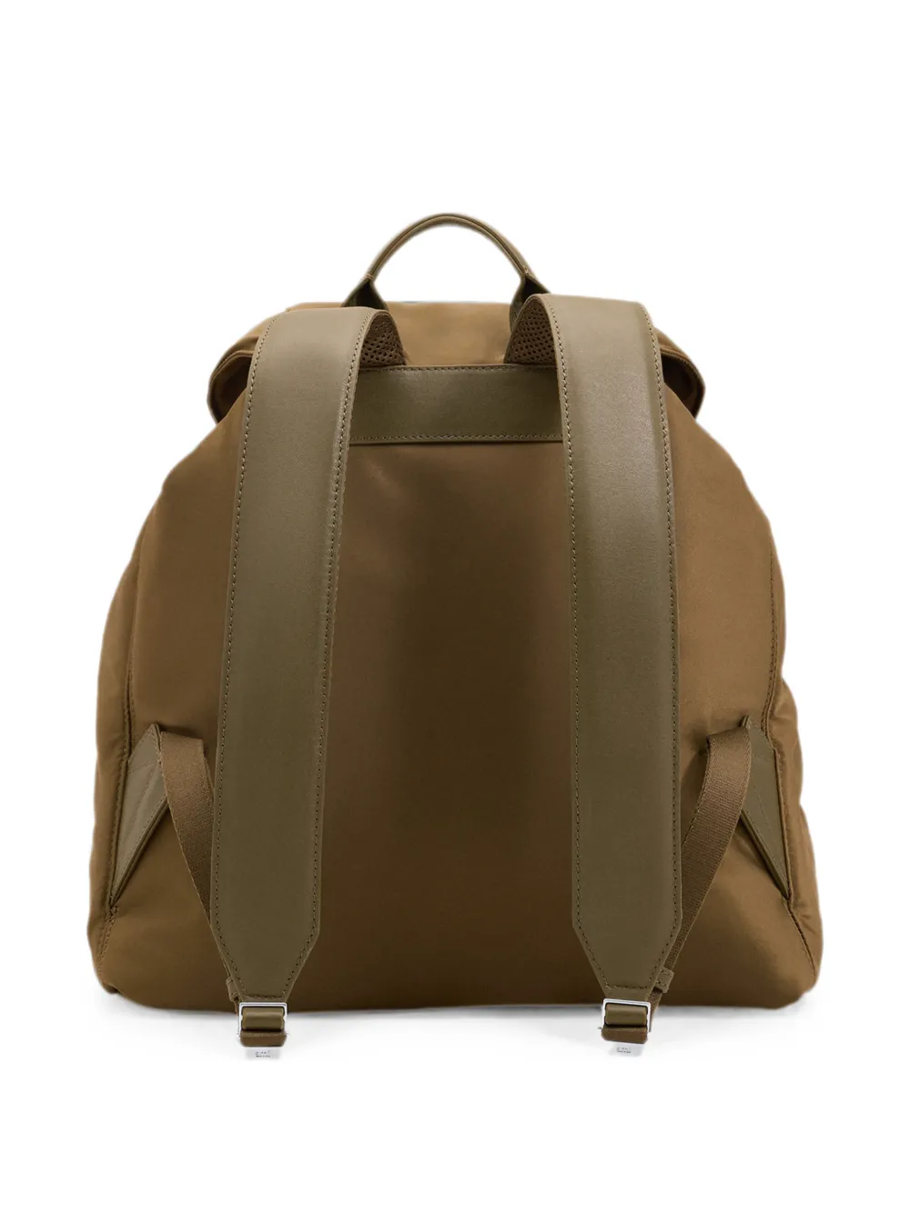 AMI Paris Nylon Marcel Flap Backpack | Green | FARFETCH