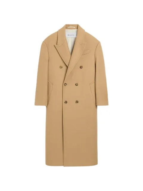 AMI Paris Long double breasted wool coat