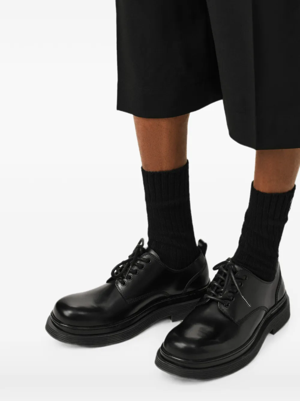 AMI Paris Derby leren schoenen Zwart