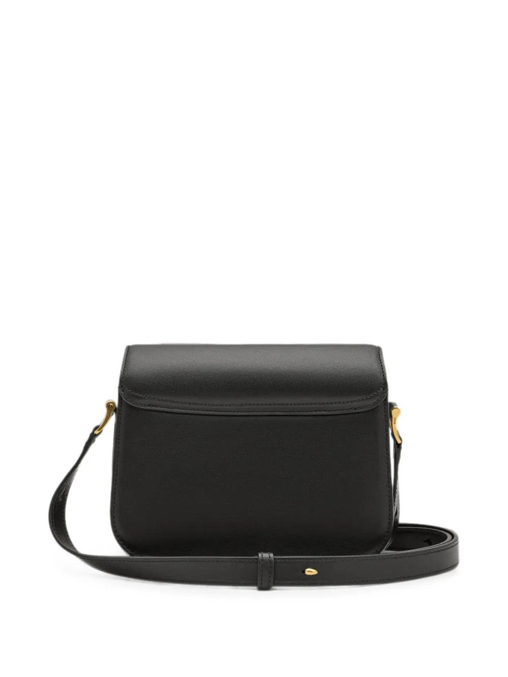 AMI Paris Leren Paris tas Zwart