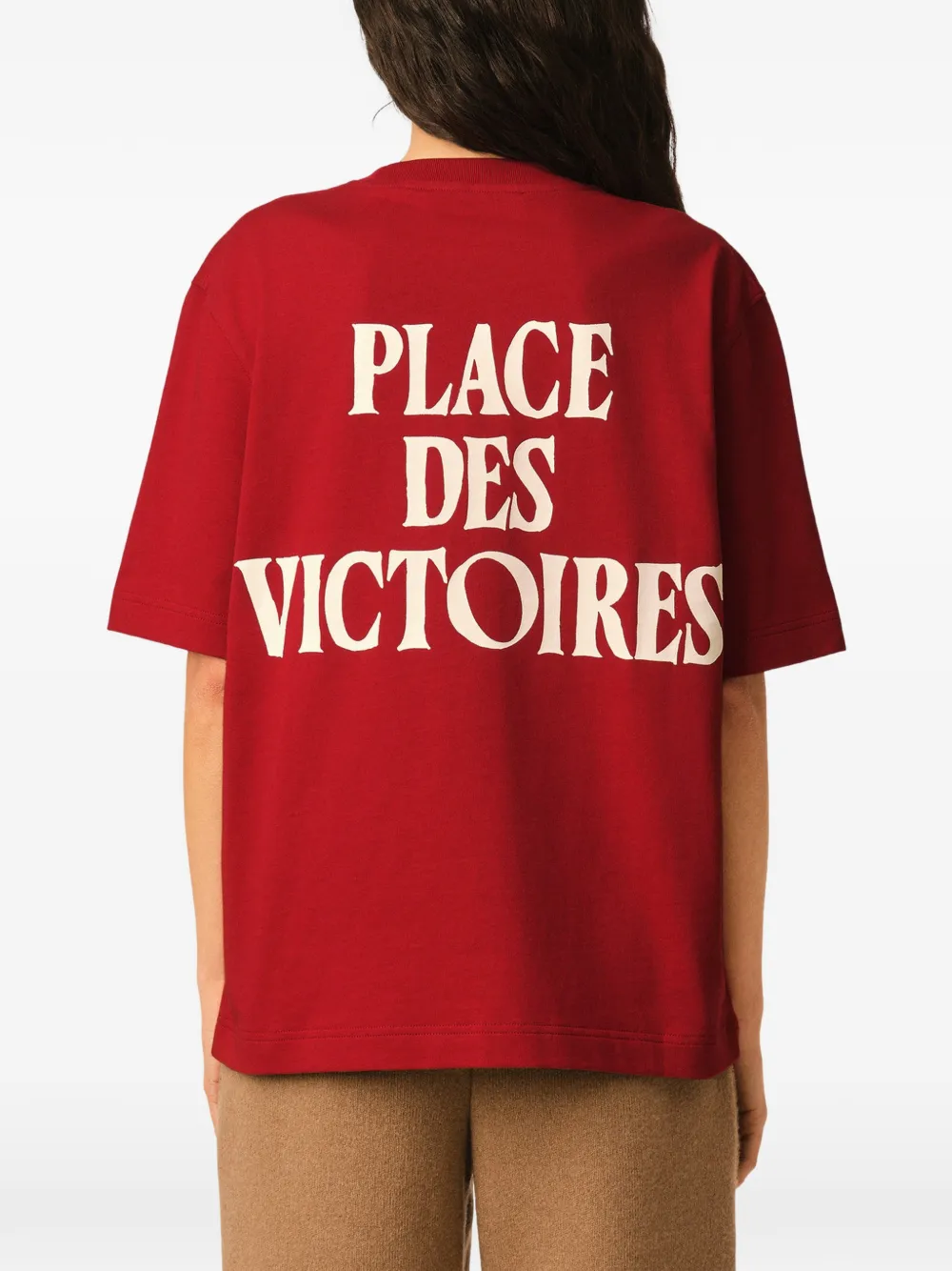 AMI Paris Place Des Victoires T-shirt Rood