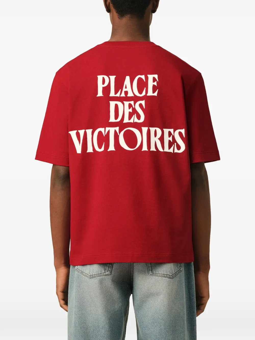 AMI Paris Place Des Victoires T-shirt Rood