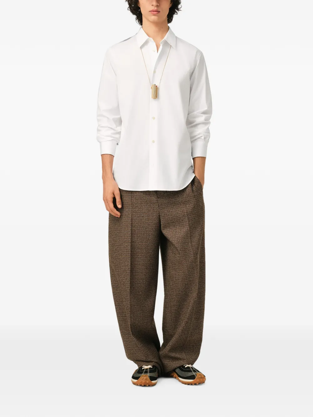 AMI Paris Button-down overhemd Wit