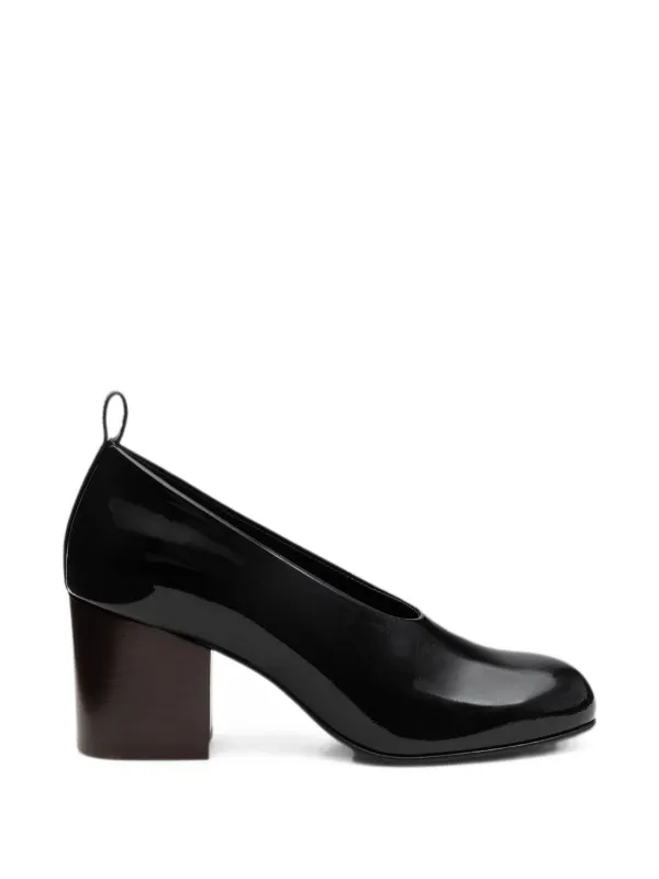 Ami Paris Cow Leather Pumps in Black