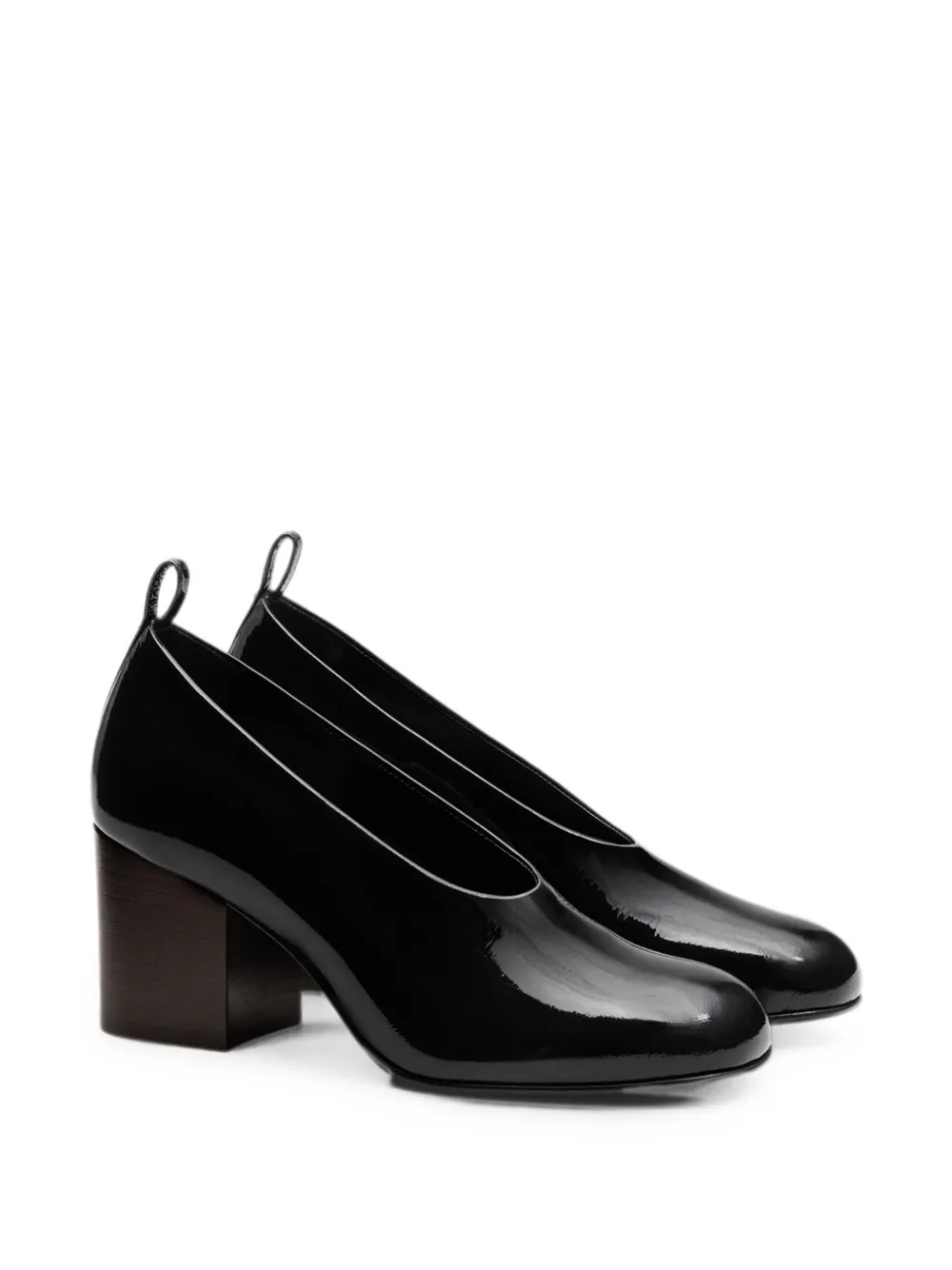 AMI Paris Leren pumps Zwart