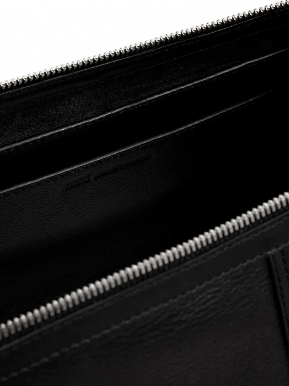 AMI Paris Etienne Taurillon leren crossbodytas Zwart