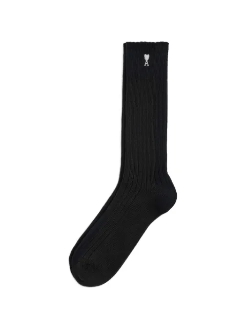 AMI Paris cotton socks with Ami de Coeur