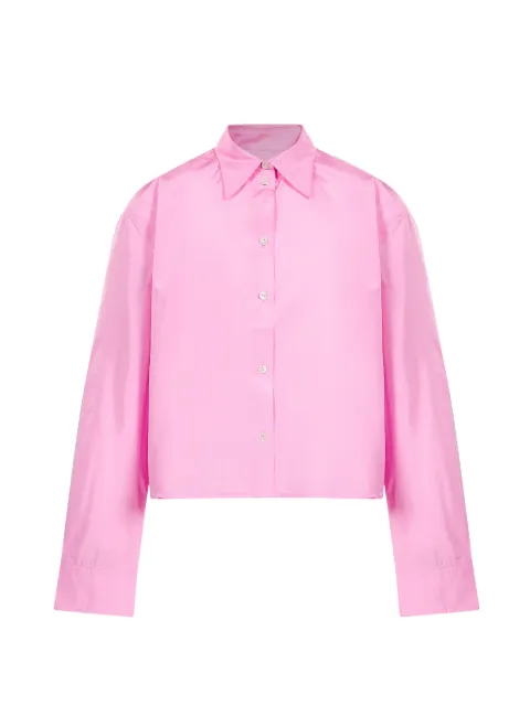 Soeur cropped long-sleeve shirt